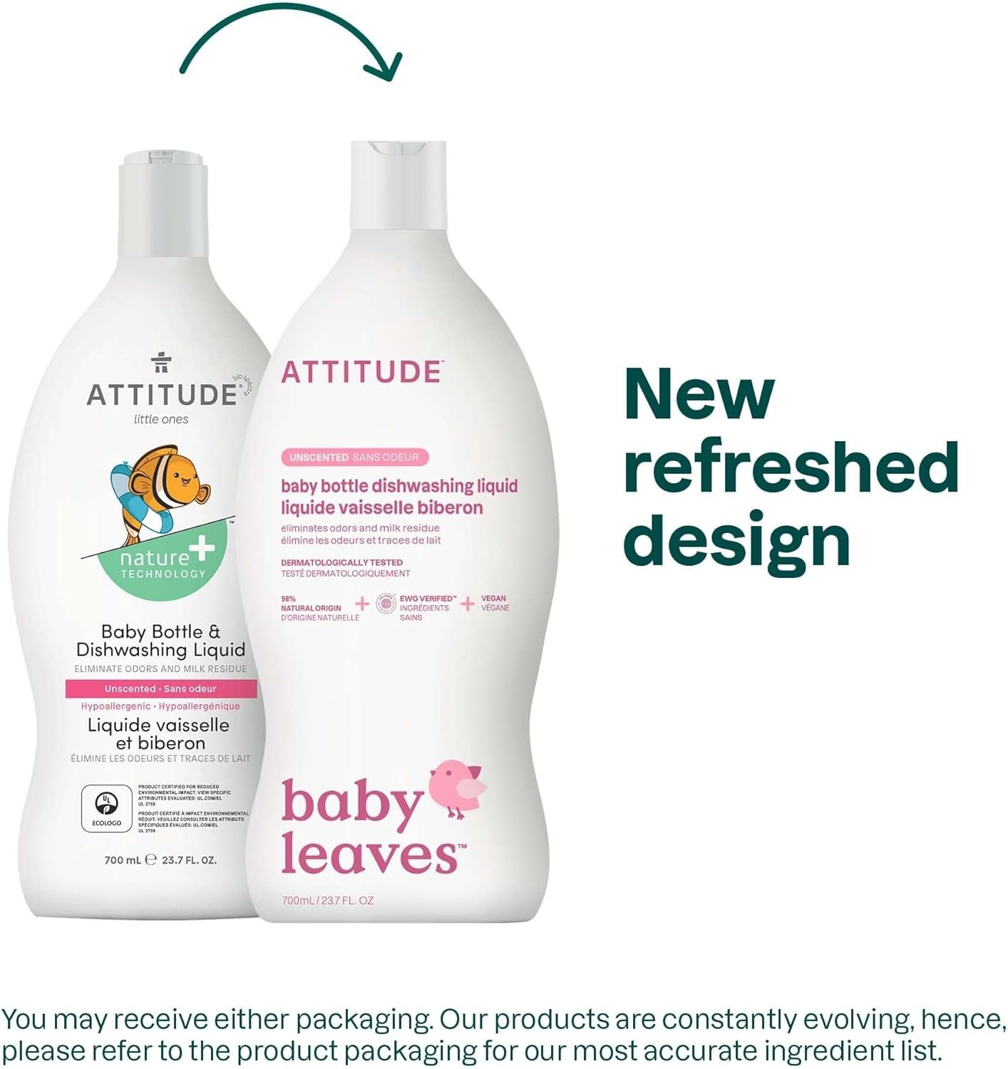 , Fragrance-Free Baby Bottle & Dish Soap – 23.7 Fl Oz – Eco-Friendly