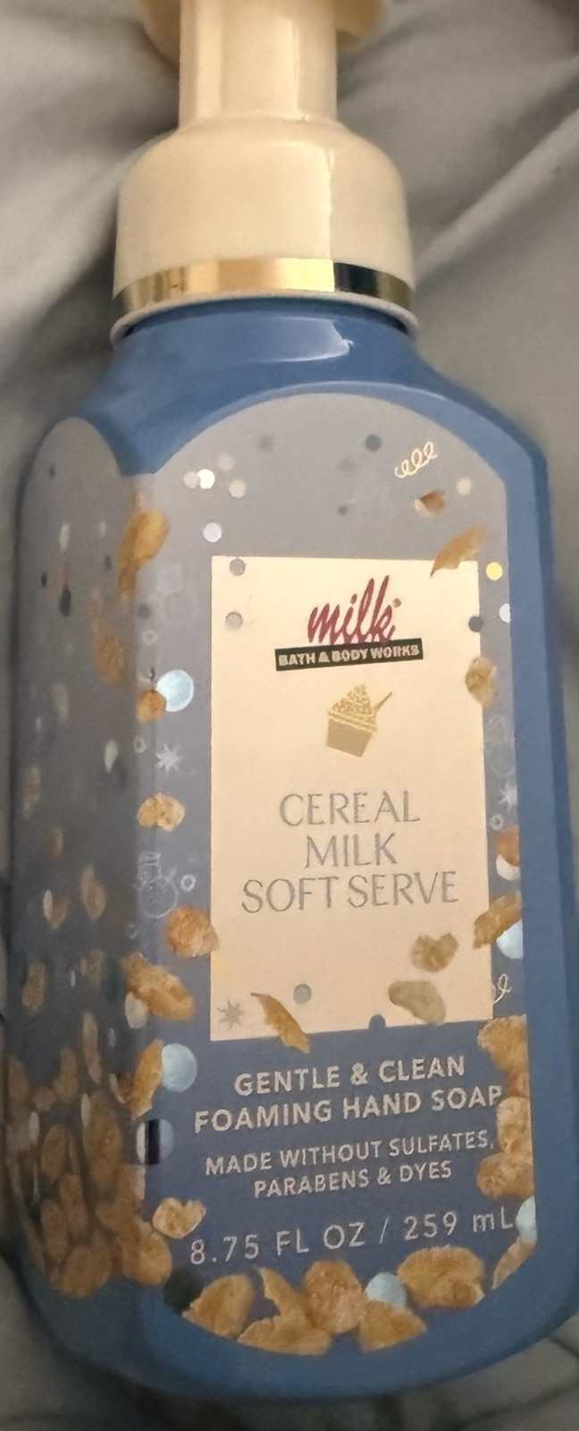 NEW BATH & BODY WORKS MILK BAR CEREAL MILK SOFT SERVE FOAMING HAND SOAP-8.75 OZ