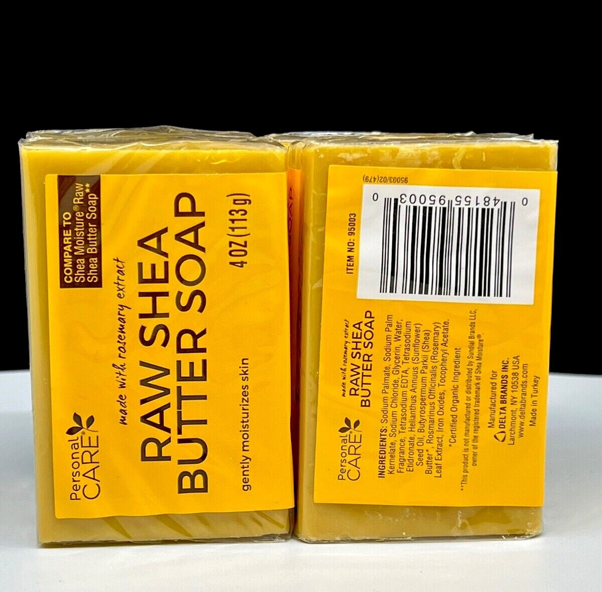 Raw Shea Butter Soap Rosemary Extract 4oz Compare to Shea Moisture Choose Qty