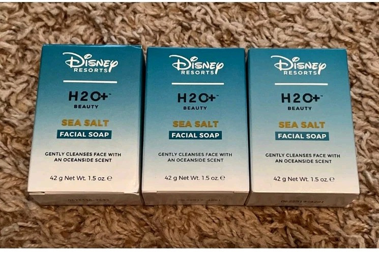 Disney Resorts H2O+ Facial Sea Salt Soap Bars lot of 3 NEW