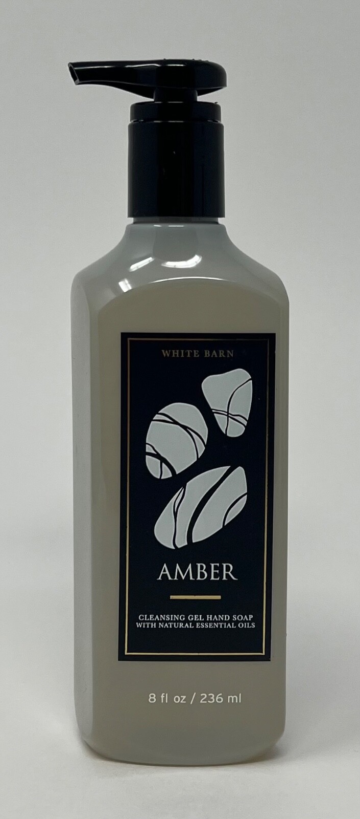 1 BATH & BODY WORKS AMBER CLEANSING GEL HAND SOAP WASH PUMP 8OZ PLUM ROSE MUSK