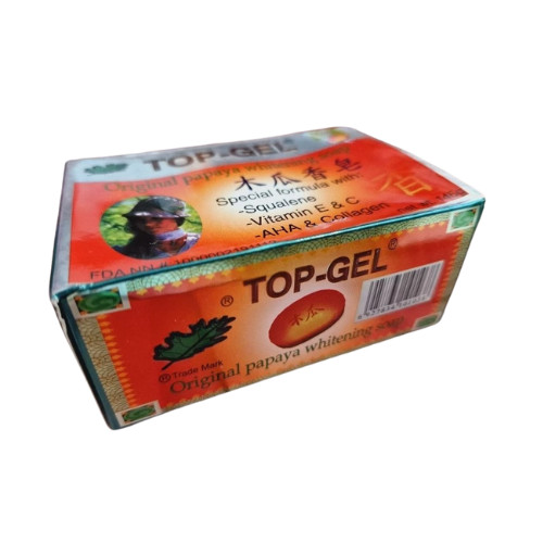 1pcs x 145g Top Gel Original Papaya Whitening Soap- FREE SHIPPING