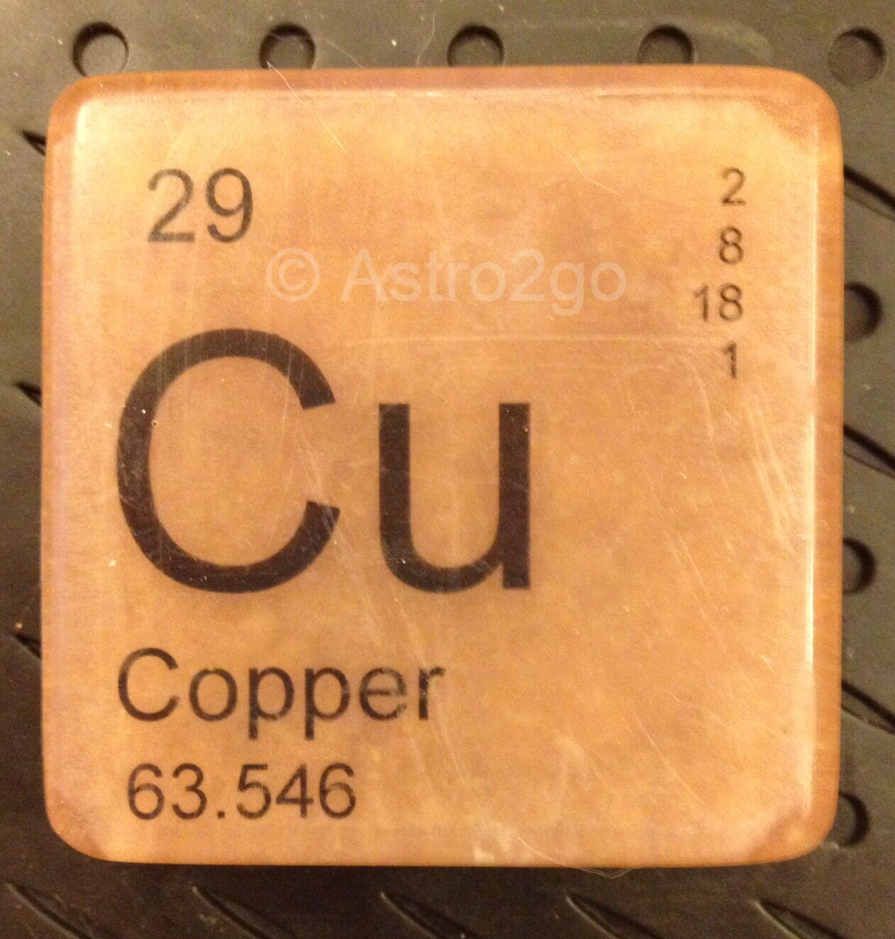 PERIODIC TABLE ELEMENT “Cu” COPPER NOVELTY HAND BATH SOAP-4 oz JUST BUBBLY NEW!