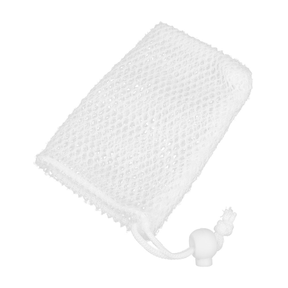 Exfoliating Soap Saver Pouch Nylon Soap Bubble Storage Bag for Bath