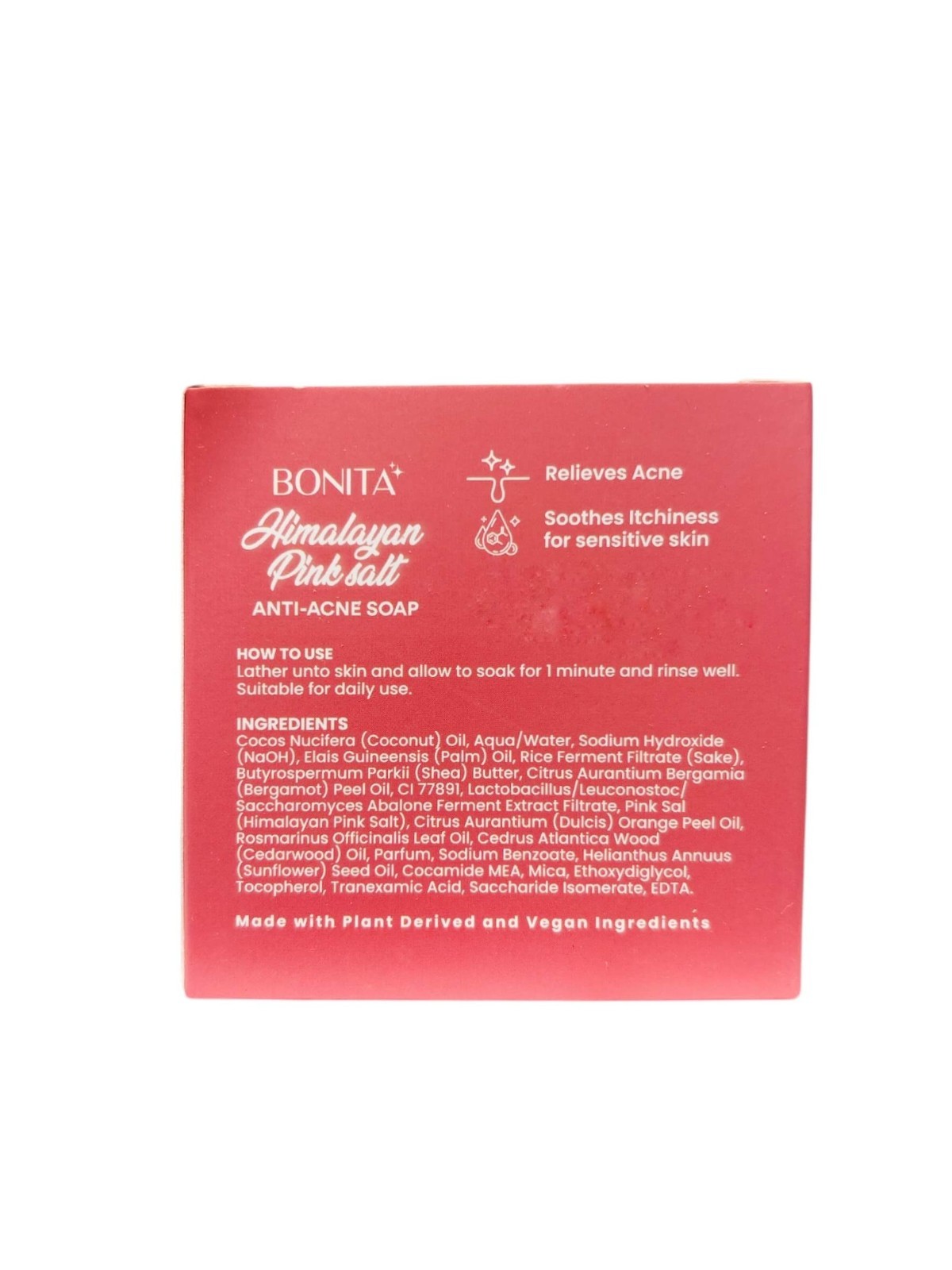2x BONITA Himalayan Pink Salt Soap – Tranexamic Acid, Ferments & Citrus 80g