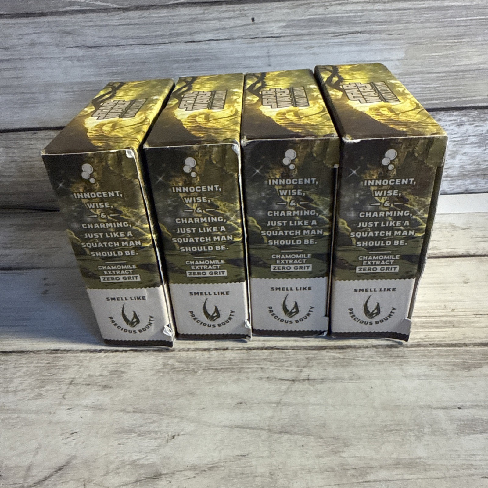 Lot Of 4 Dr. Squatch Limited Edition Zen Cleanse Star Wars Men’s Natural Soap