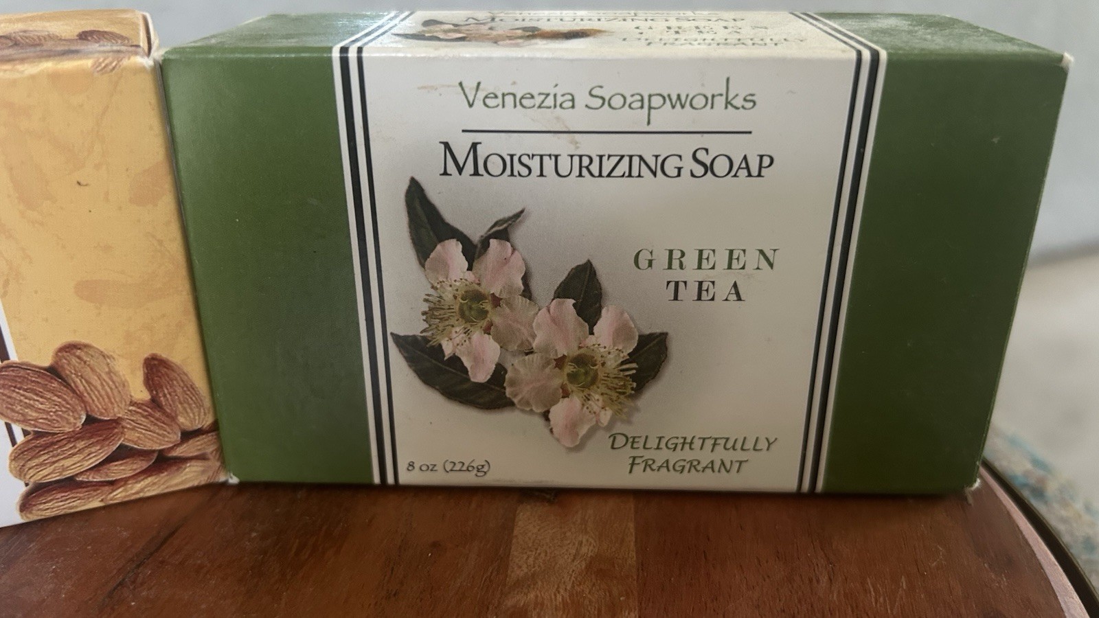 LOT (2) VENEZIA Soap works PURE VEGETABLE LEMON Verbena & Green Tea Soap 7oz NIB