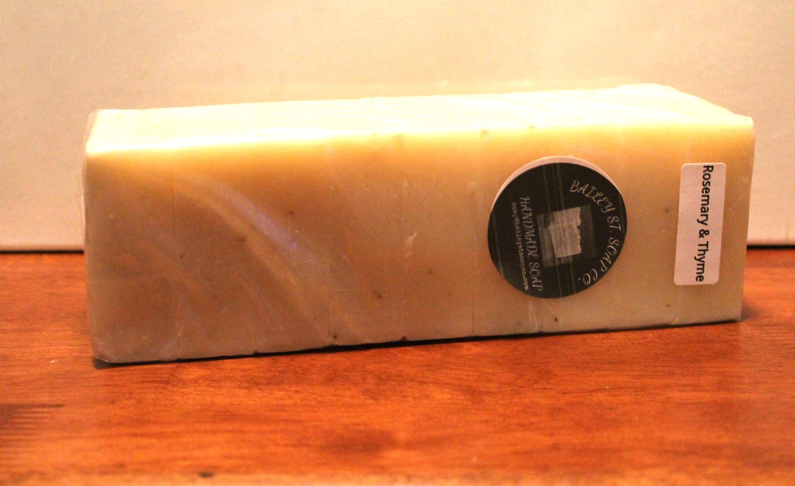 Rosemary And Thyme Handmade Soap Loaf Precut 10 Bars- Free Shipping