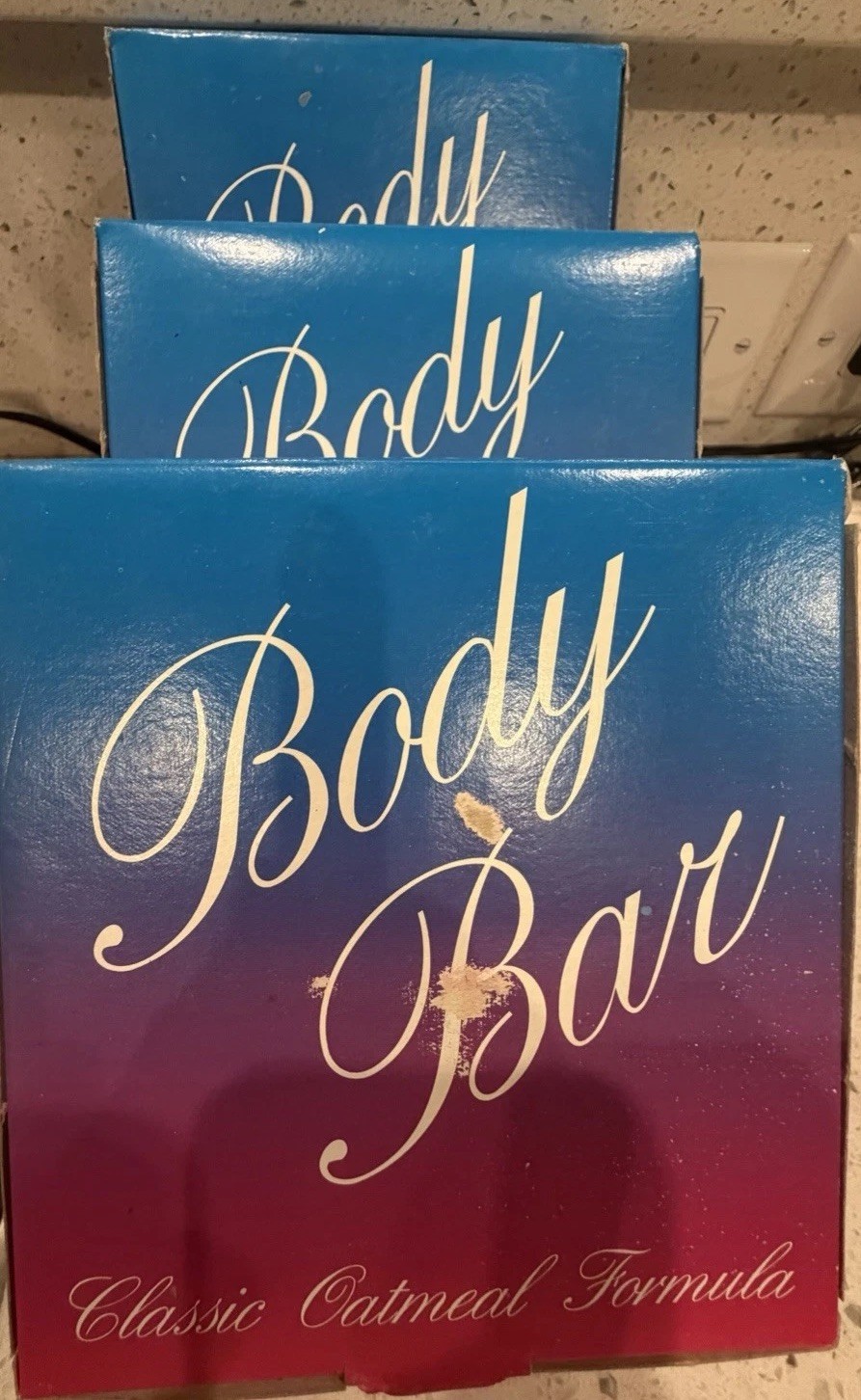 2+ boxes NOS Liquid Soap Products BODY 34 Bars Classic Oatmeal Formula Exfoliate