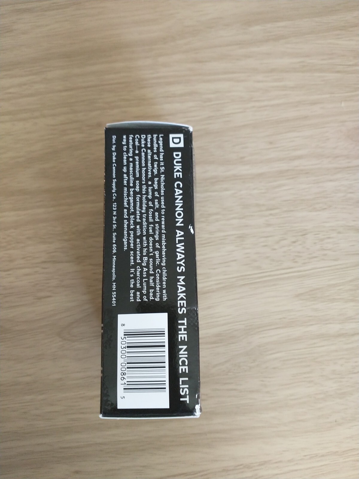 Duke 01HOLIDAYCOAL1 Charcoal Soap – 10oz