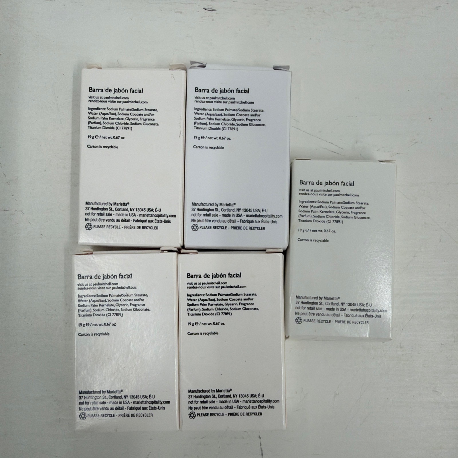 Paul Mitchell Refreshing Citrus Soap Bar Lot 16 Bath Facial Body Travel Size