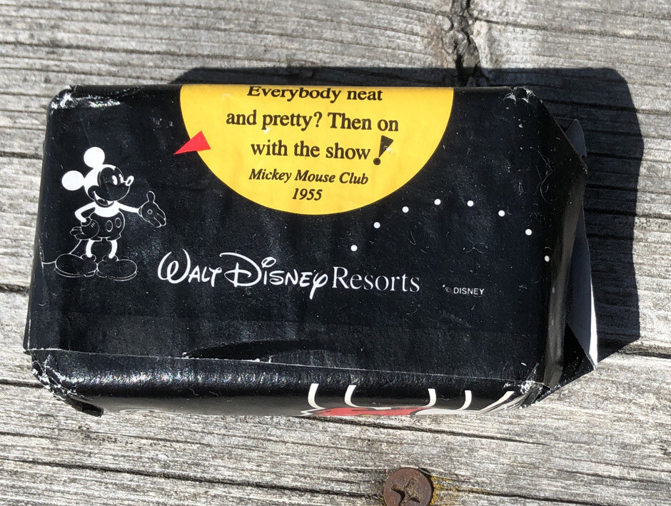 Vintage 1990 Walt Disney Resort Mickey Mouse Bath Bar Soap 2 oz 1 Bar New In Box