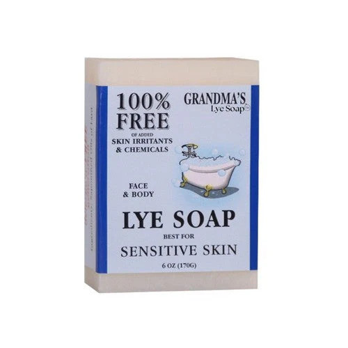 Pure Lye Bar Soap 6 Oz By Grandmas Pure & Natural