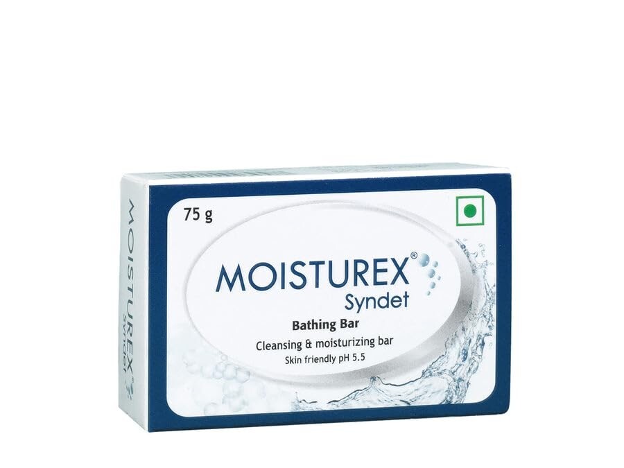 NEW MOISTUREX SYNDET BAR Cleanses & Moisturises the Skin