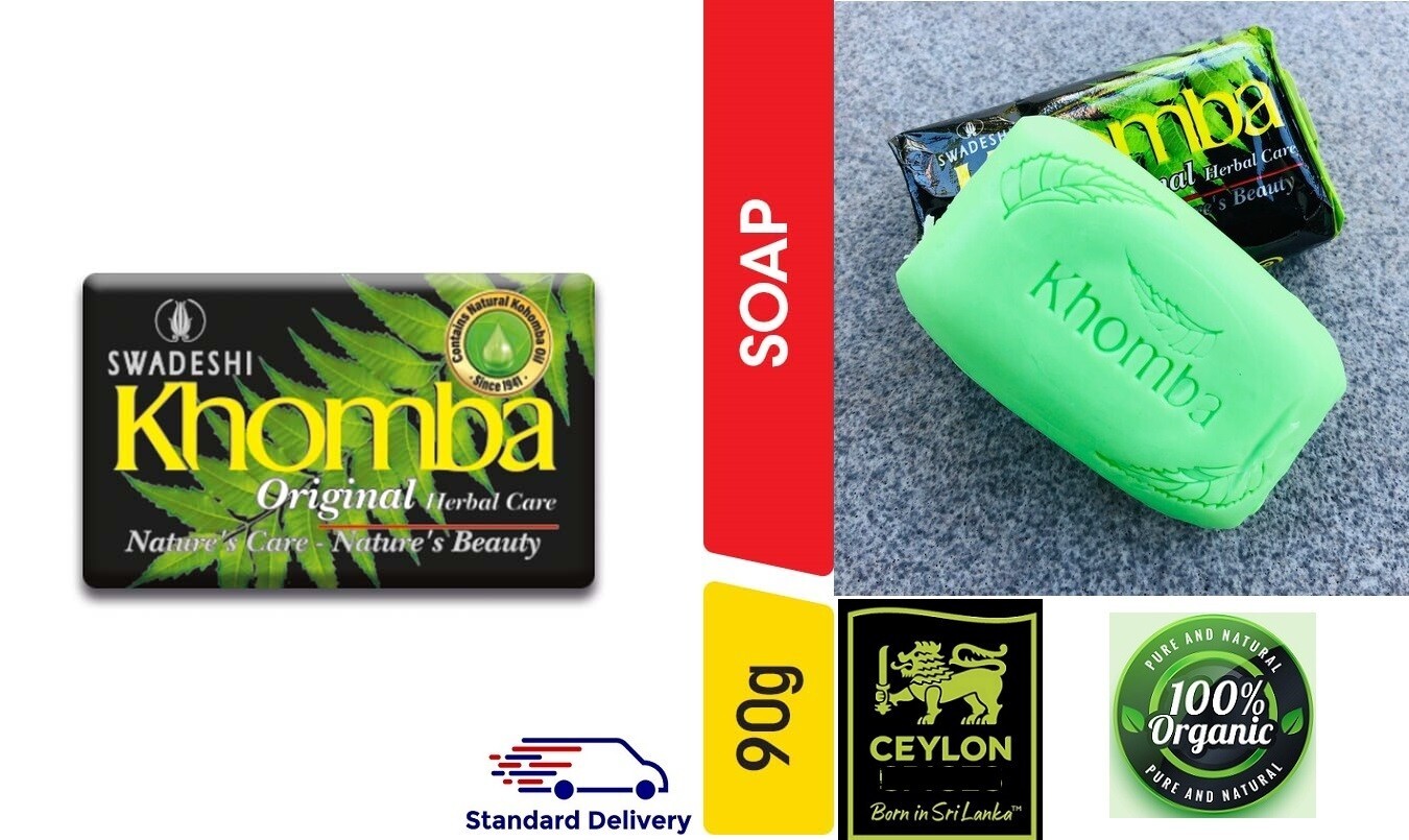 Ceylon Ayurvedic Kohomba Herbal Soap 100% Antifungal Original Medicated Neem 90g