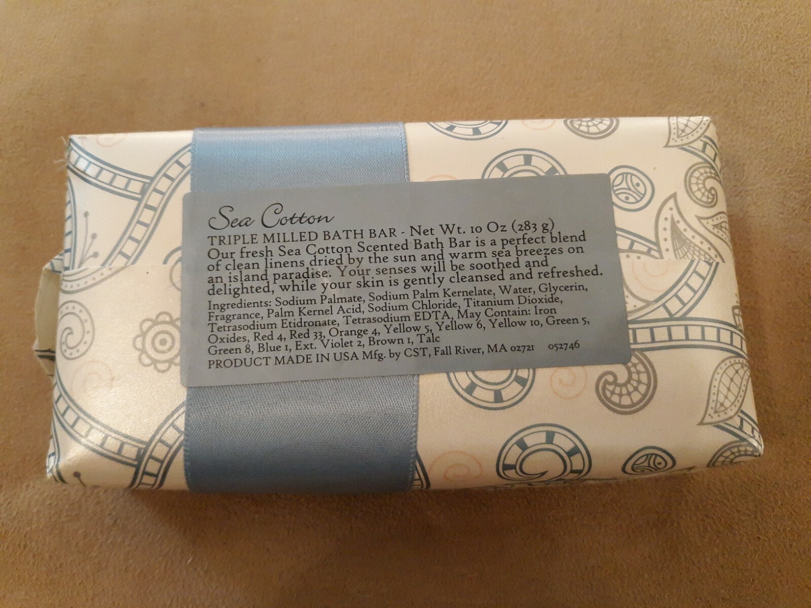 Sea Cotton Triple Milled Bath Bar Soap Made in USA 10 Ounces NEW