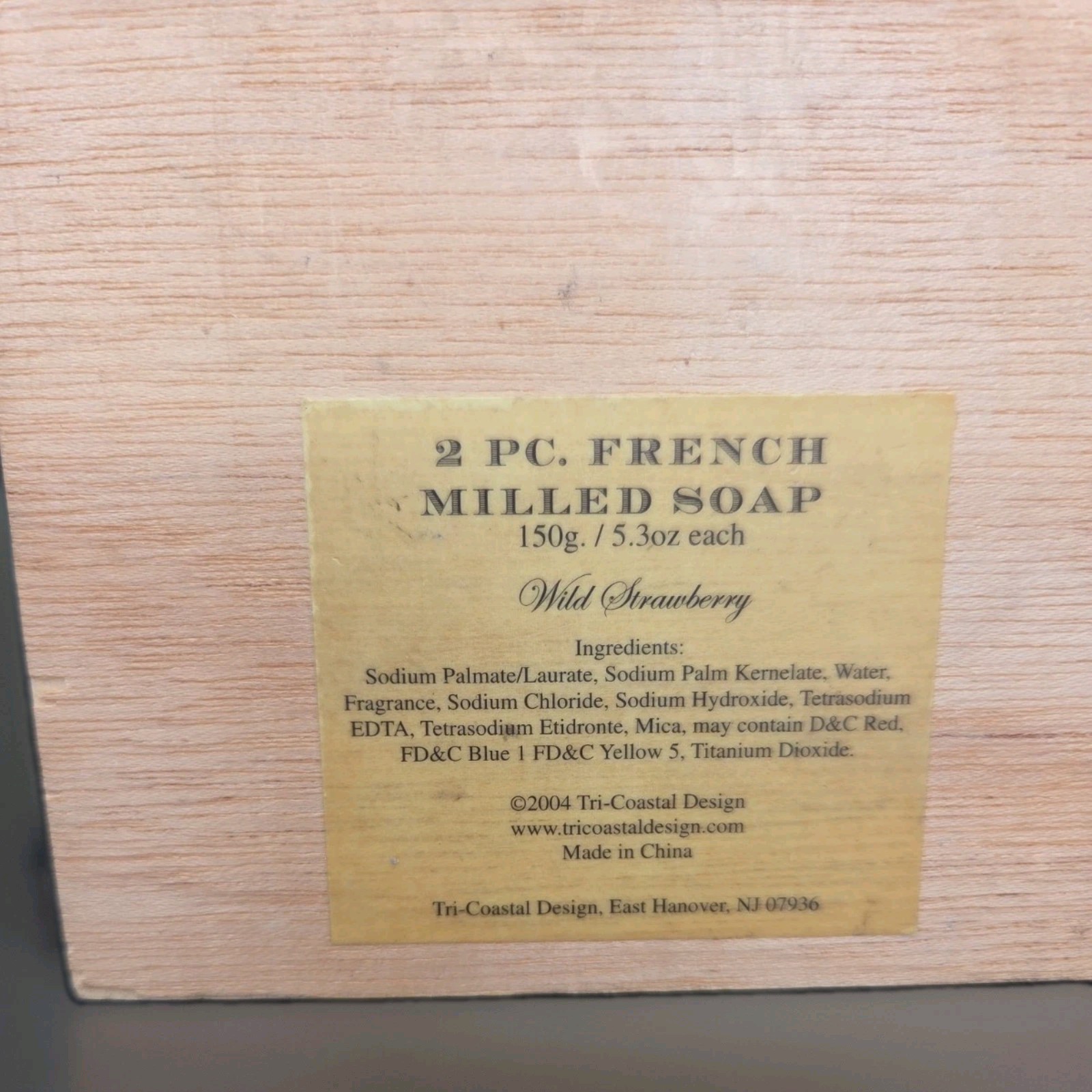 Vintage 2004 Tri-Coastal Design Wild Strawberry – Two Milled Soaps