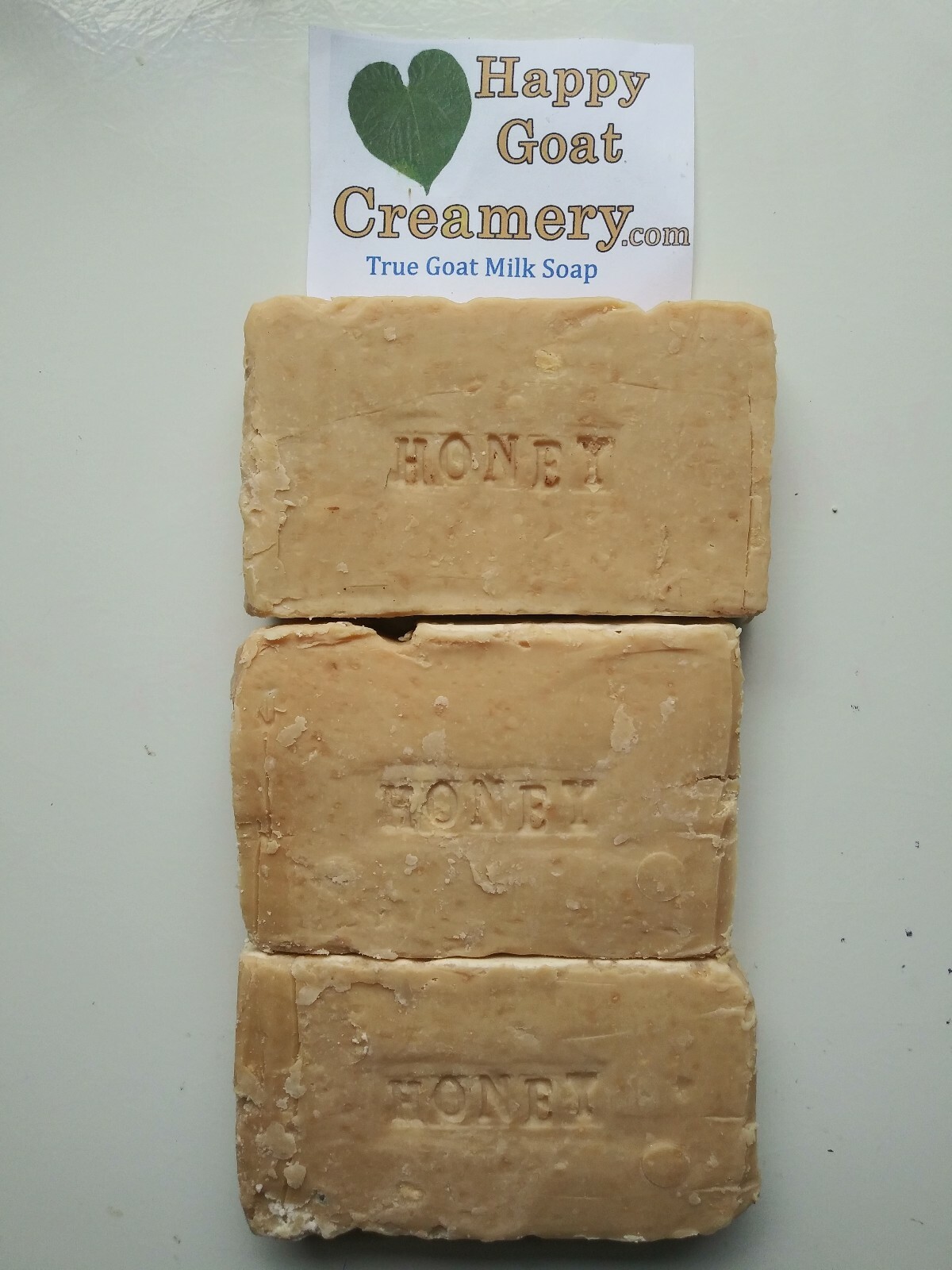 25 BARS HONEY RAW GOAT MILK SOAP PURE FOOD GRADE HONEY CHEAP BULK LOT UNSCENTED