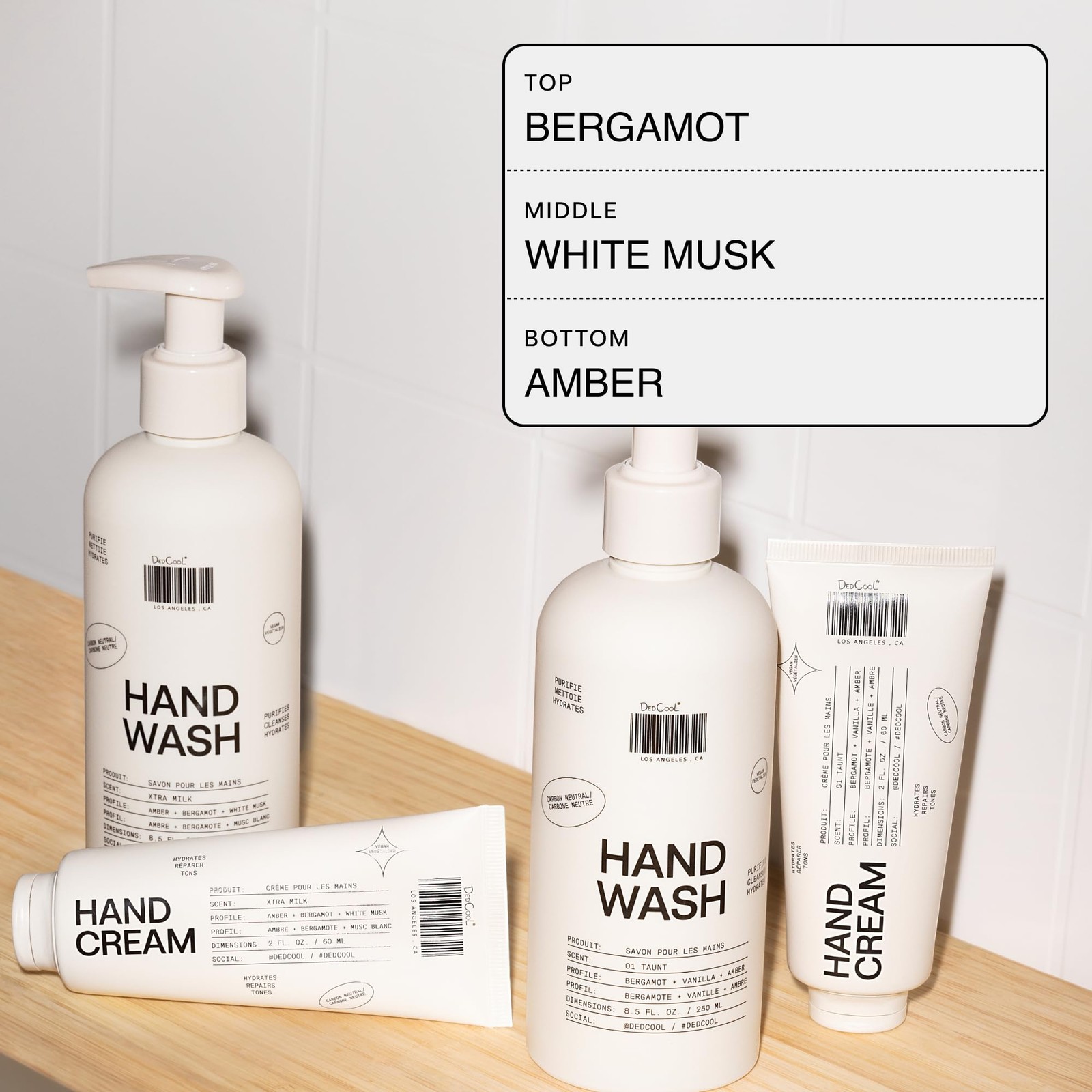 DedCool Hand Wash | Xtra Milk | Squalane, Aloe & 8.5 Fl Oz (Pack of 1)