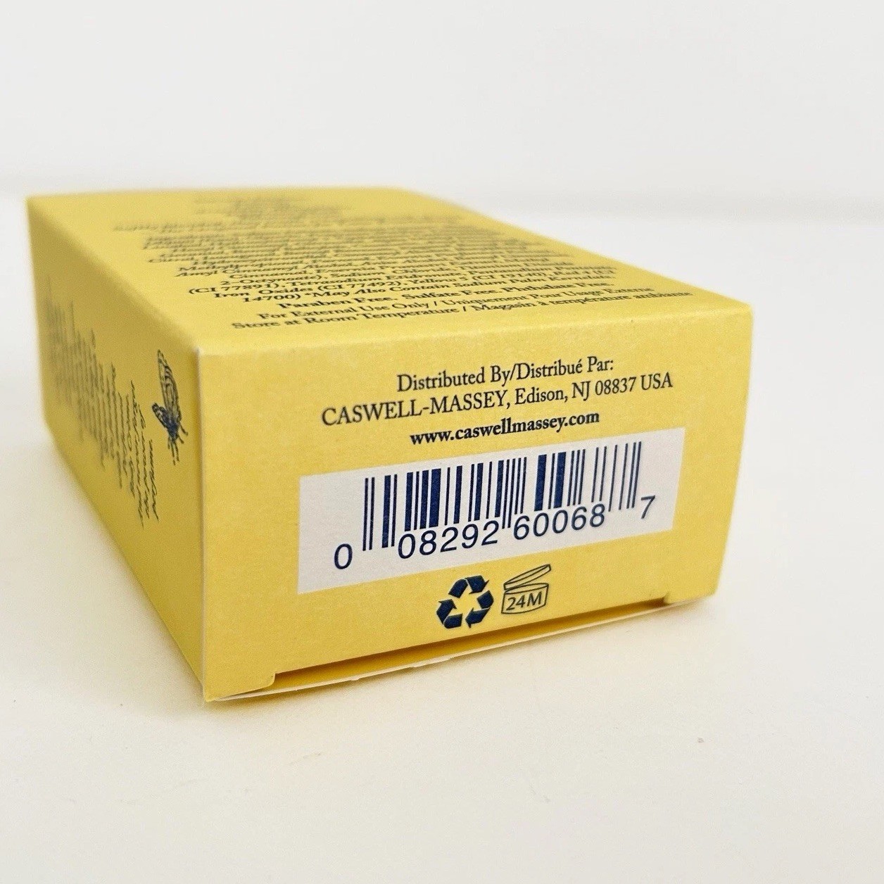 Vintage Caswell Massey’s Elixir of Love No.1 Luxury Bath Soap Bar 3.5oz