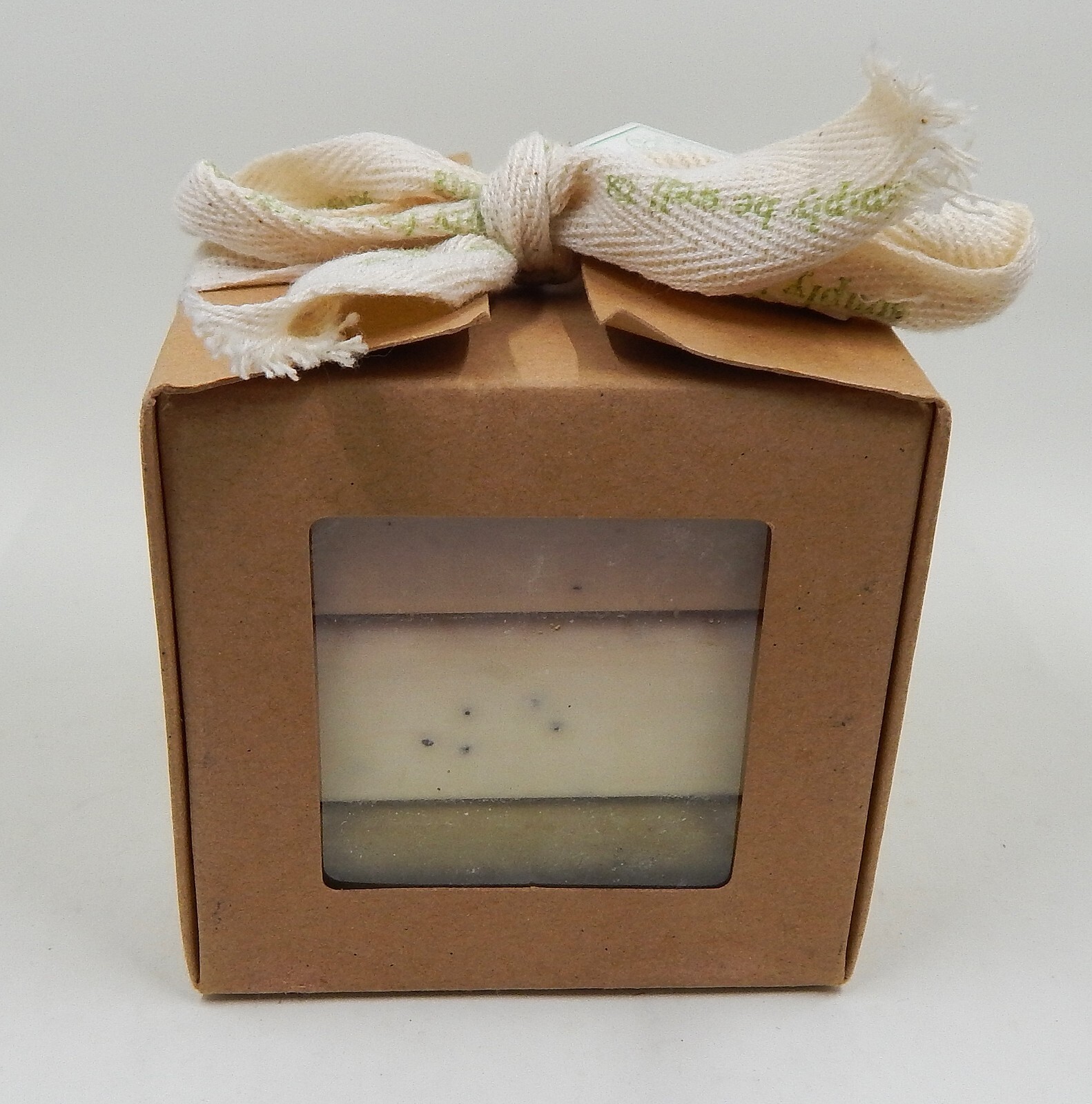 Simply Be Well Hand Crafted Soap Set of 3 Almond Milk Lemon Poppy Olive Oil