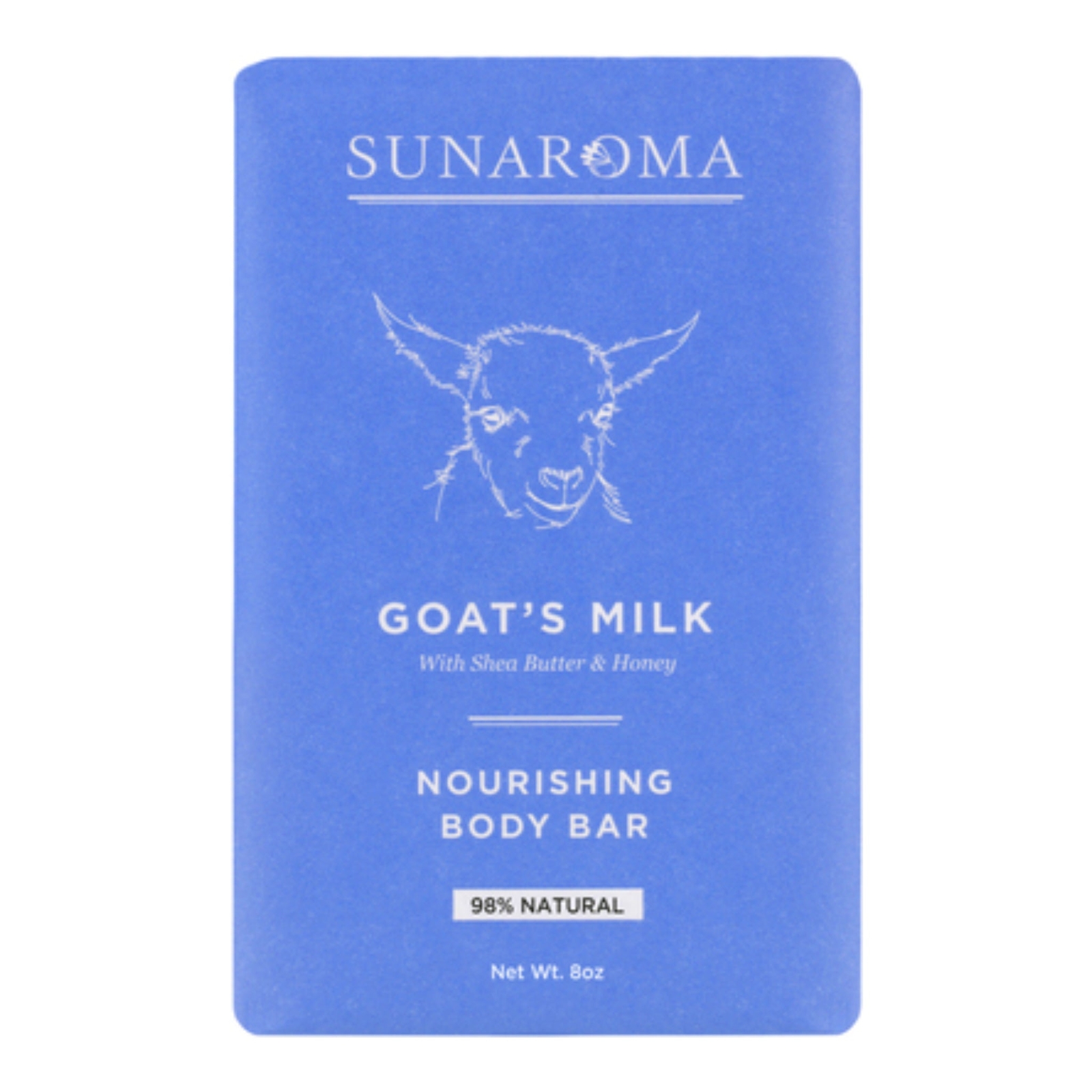 Sunaroma Nourishing Body Bar – Goat’s Milk Shea Butter & Honey, 8oz