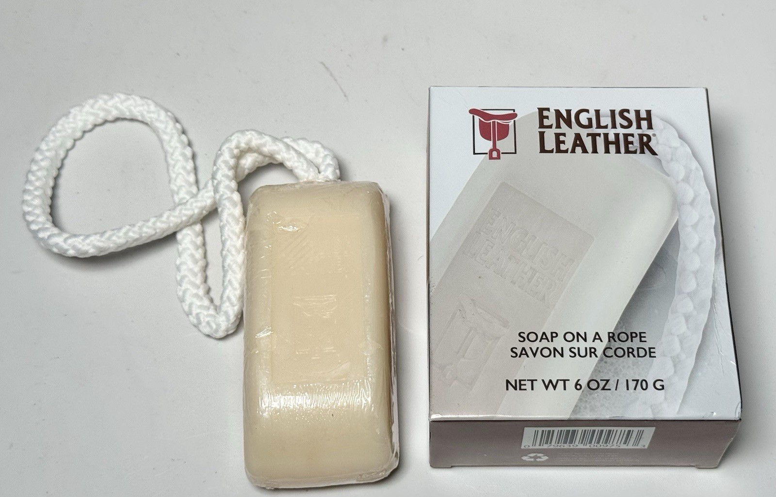 Dana English Leather Perfumed Soap On A Rope 6 oz For Men – Woody Citrus Scents