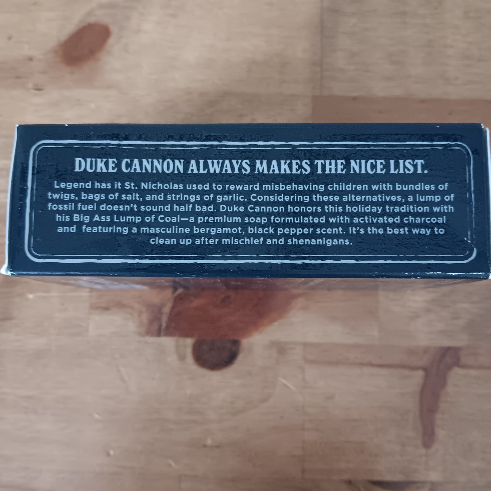 Duke Cannon Big Ass Lump Of Coal – Set Of 2 – Big Brick of Soap Naughty Santa