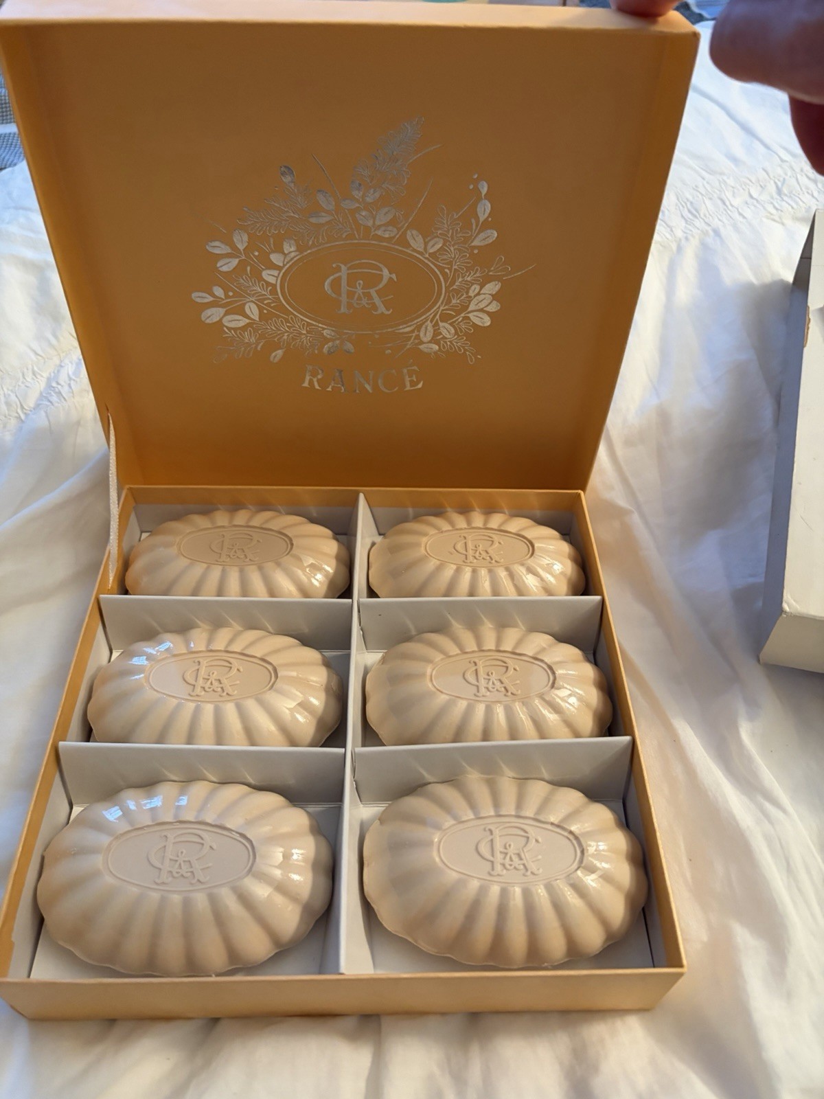 Rancé Crème Savon Extrafine Coffret 6 Oval Body Bar Soaps Regular Size
