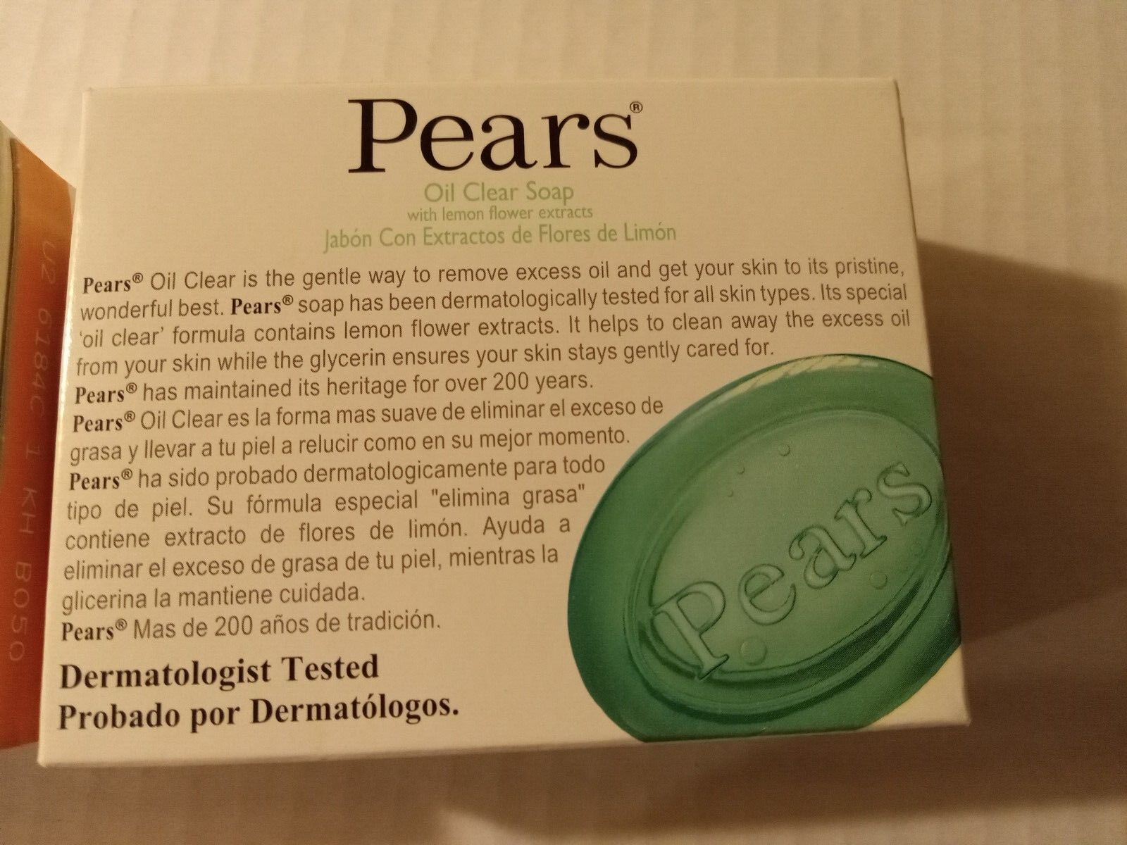 Unilever Pears Bar Soap Lot Of 2 Different Varieties 3.5oz Bars