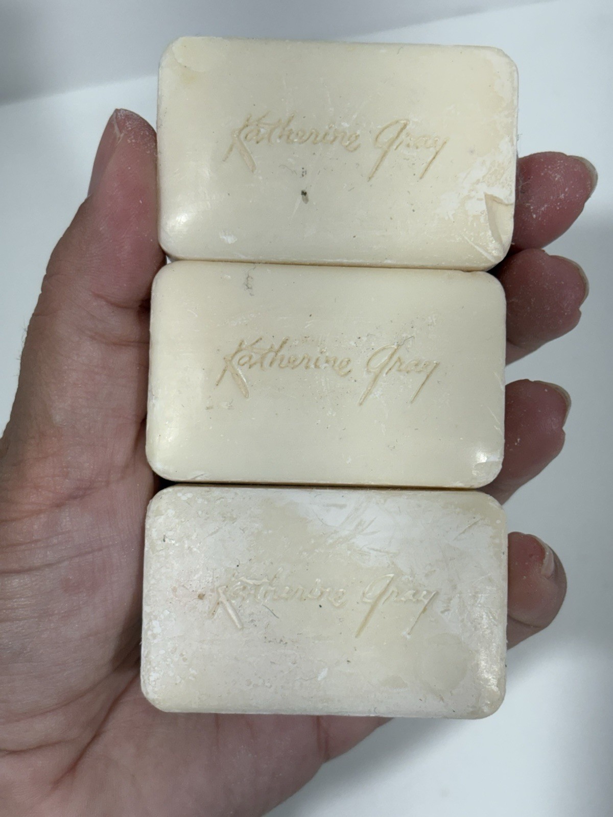 Vintage 4 Bars Katherine Gray Soap Funny Sex After , Bug Off, Wash, Booze Answer