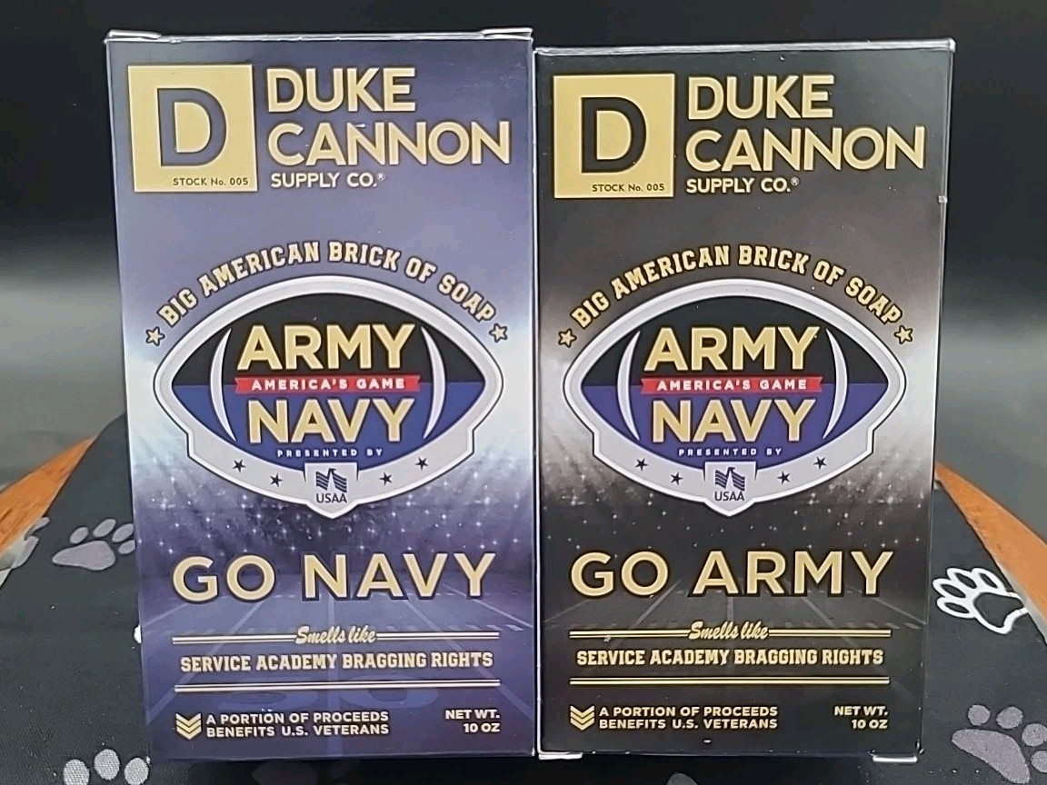 Duke Cannon Army Navy Big American Brick Of Soap 10oz New Unopened Set Of 2