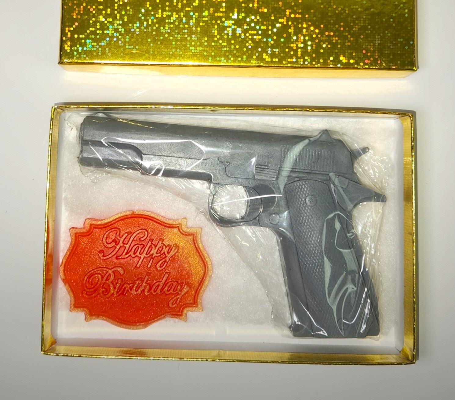 SOAP Handmade Gift for Him, Men, Man, Boys, Teen, shaped as gun, pistol, grenade