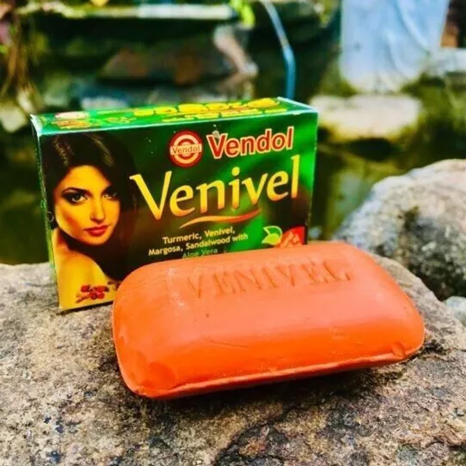 Vendol Venivel Ayurvedic Herbal Natural Germ Killing Deep Cleansing Beauty Soap