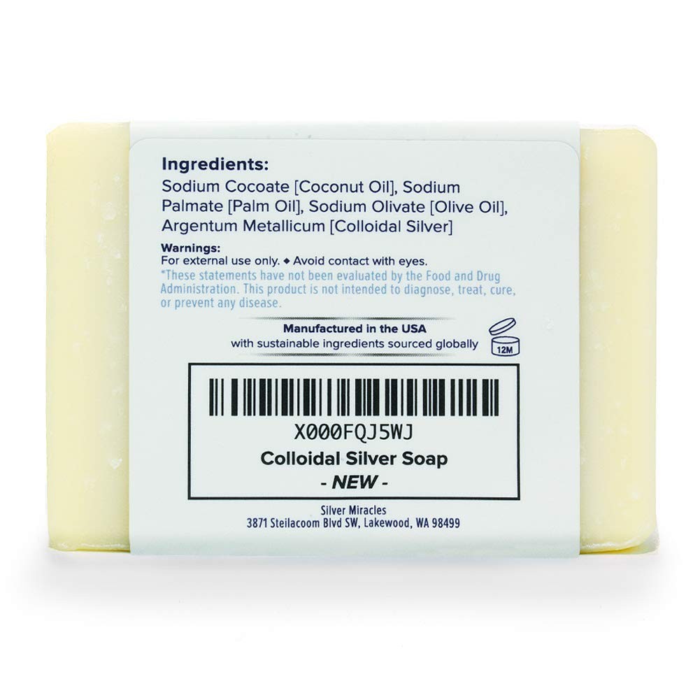 Colloidal Silver Soap – 3 pack