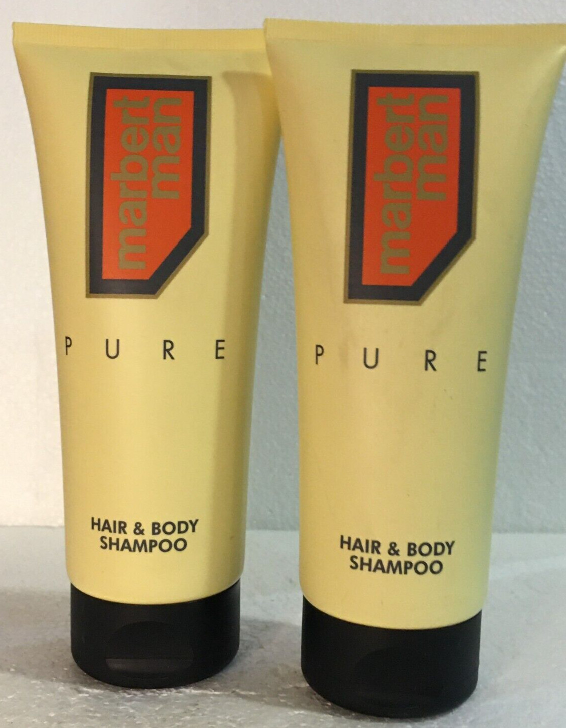 Marbert Man Pure Marbert for Men Hair &Body Shampoo 2x200ml New Without Box