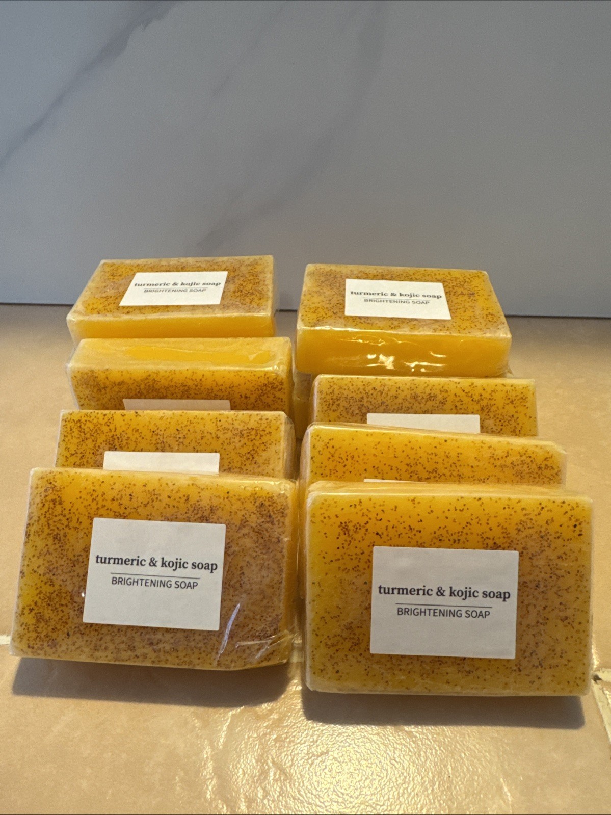 Lemon Turmeric & Kojic Acid Brightening Soap 3.5oz. Lot Of 12. New & Sealed