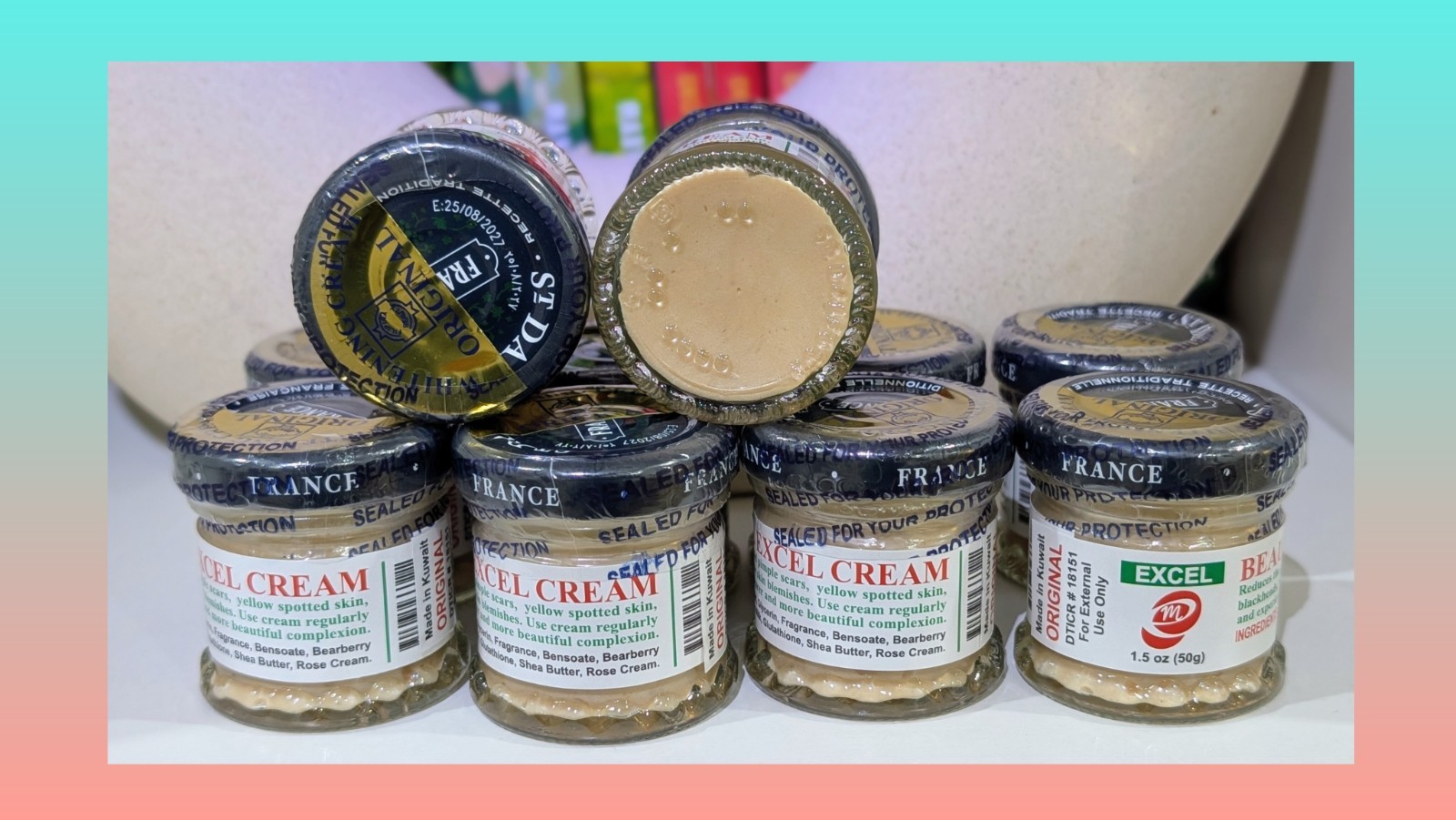 10 Jars Dalfour Excel Cream