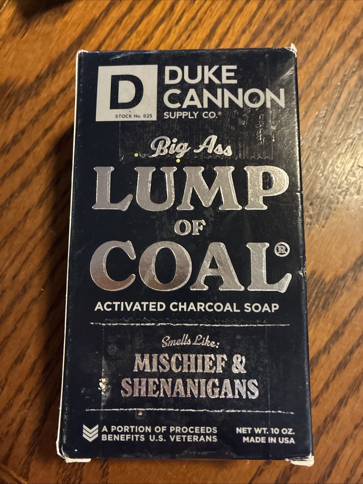 NEW Charcoal Soap For Men Duke Cannon Big @SS “Lump Of Coal” Big Brick (10 OZ)