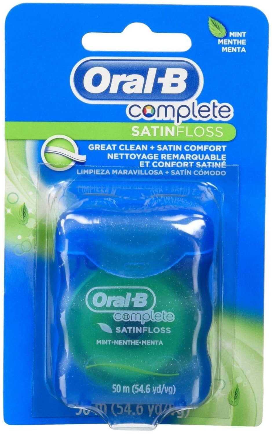 Oral-B Complete SATIN floss Dental Mint 55 yds