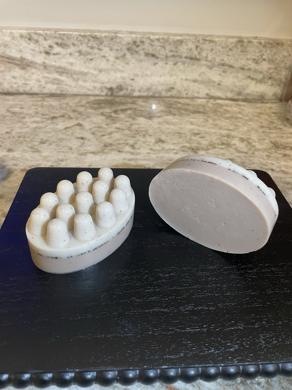 All Natural Goat Milk Exfoliating Coffee Mocha Massage Soap Bar With Pure Cocoa