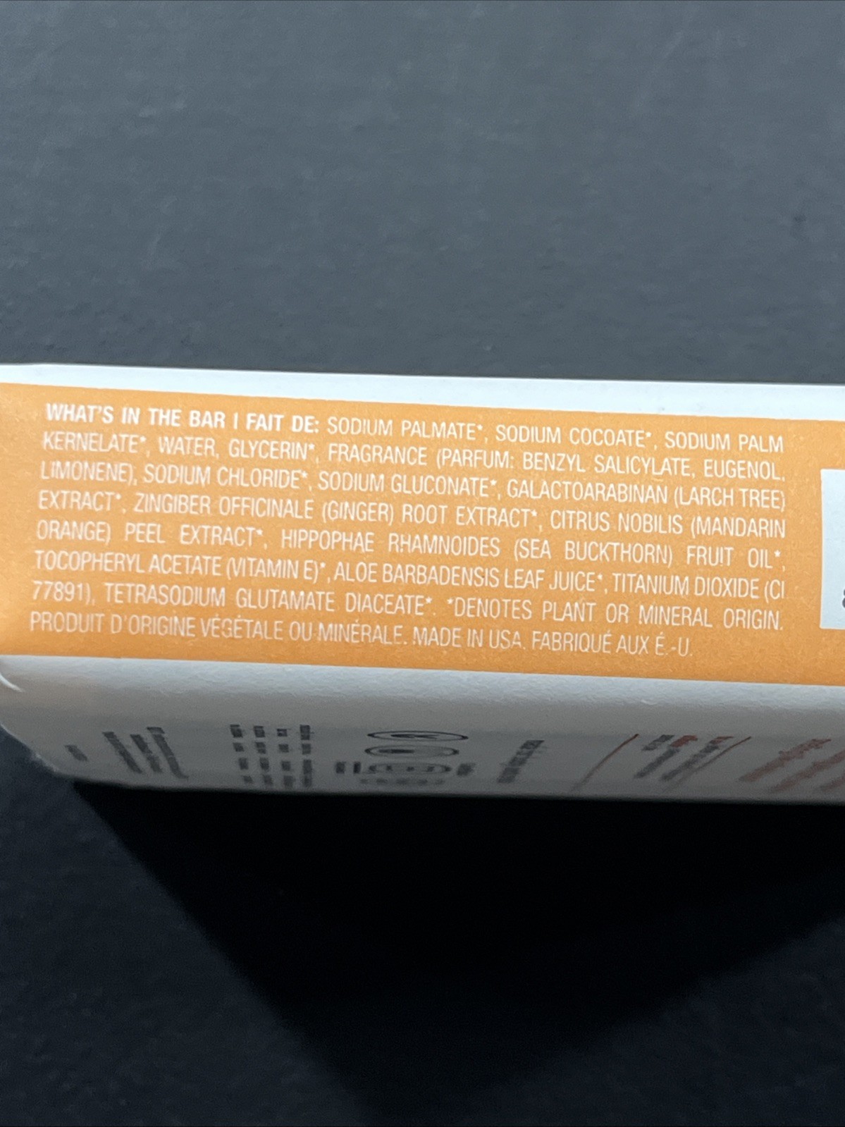 4)METHOD BODY CITRUS GINGER SEA BUCKTHORN ENERGY BOOST BAR SOAP NATURAL INGRED.