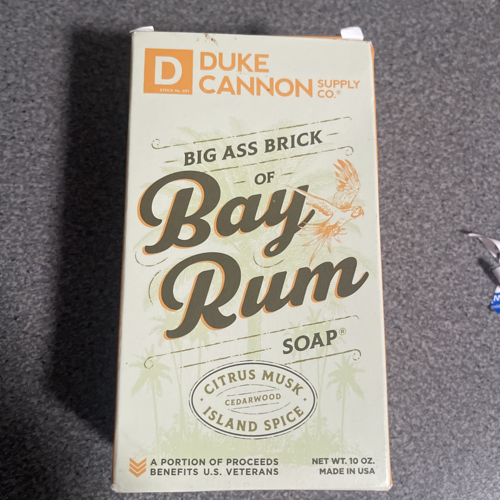 Duke Cannon One Big Ass Brick of Bay Rum Soap