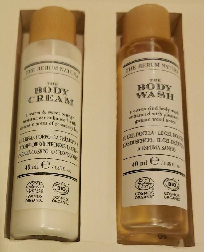 The Rerum Natura The Travel Basics – 2 Soap/Shampoo/Cond./Body Wash/Body Cream