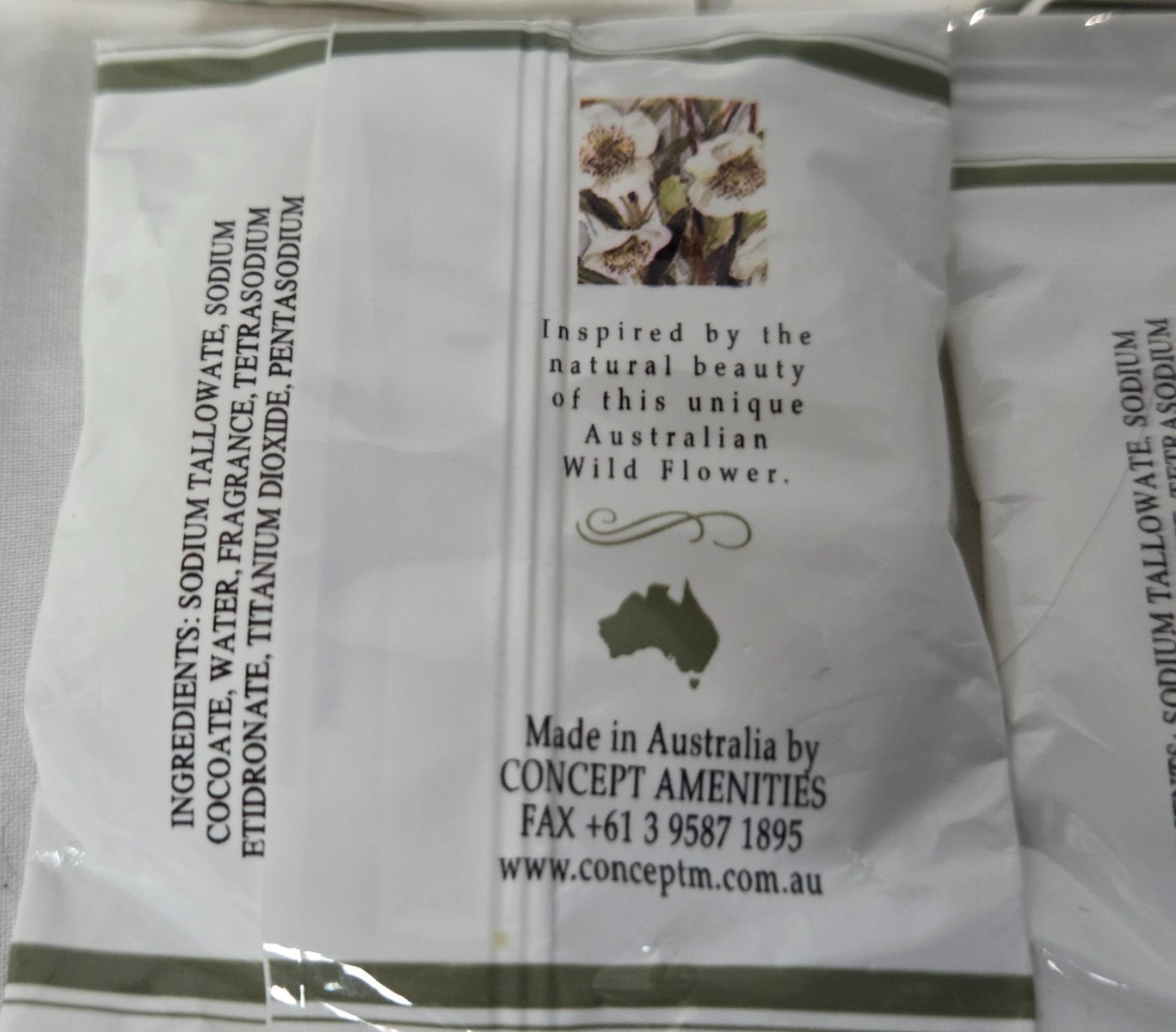 Lot of 6 The Leatherwood Collection Hotel Guest Size Cleansing Bar Soap New