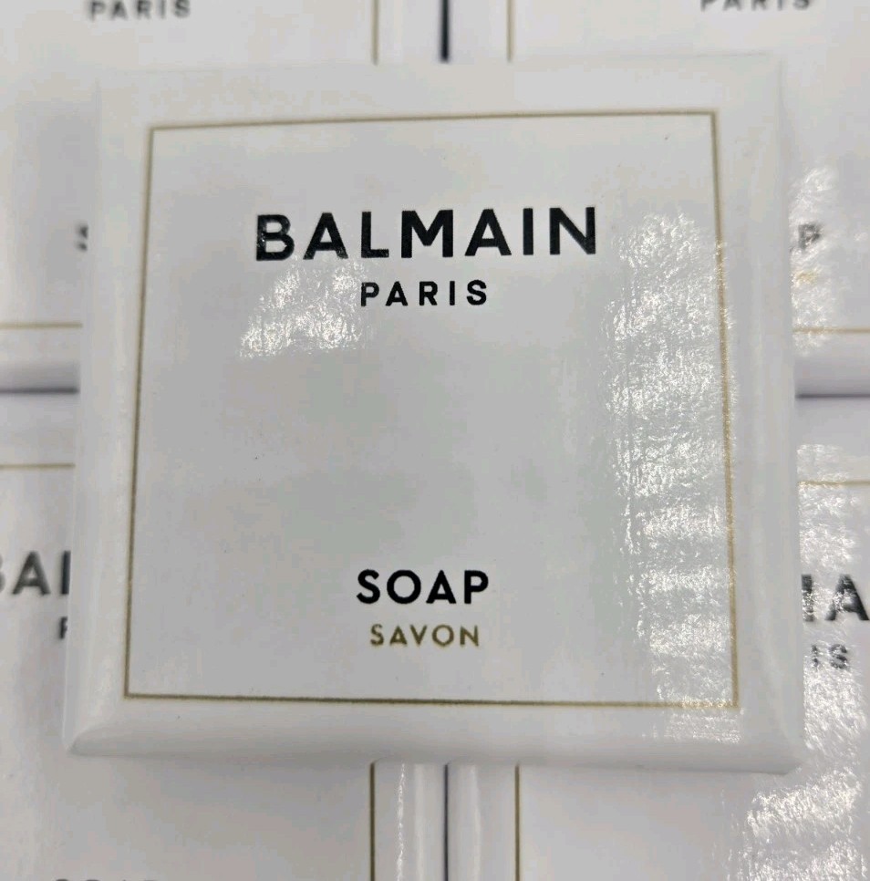 Lot of 5 BALMAIN Paris Bar Soap 1.22 oz 35g EXP 09/27 Savon Javon Travel Size