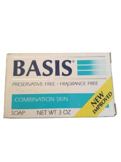 Basis Combination Skin Soap 3 Oz Preservative & Fragrance Free New Vintage 1994