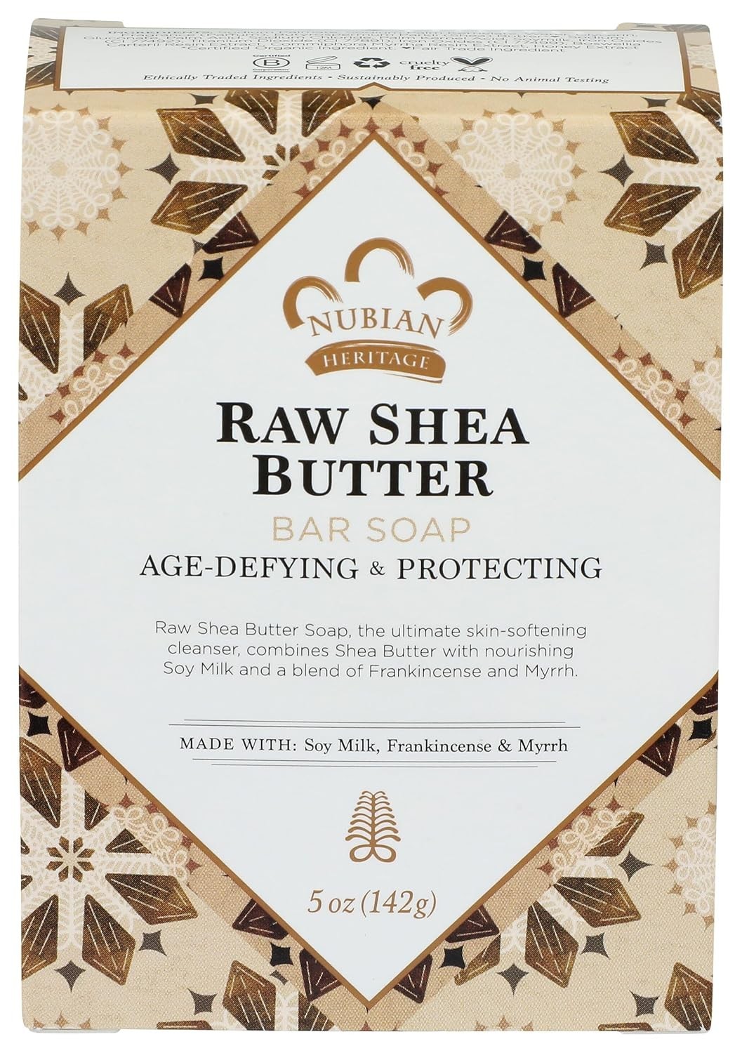 Tea Tree Infused Raw Shea Butter Soap 5oz – Softening & Antioxidant Power