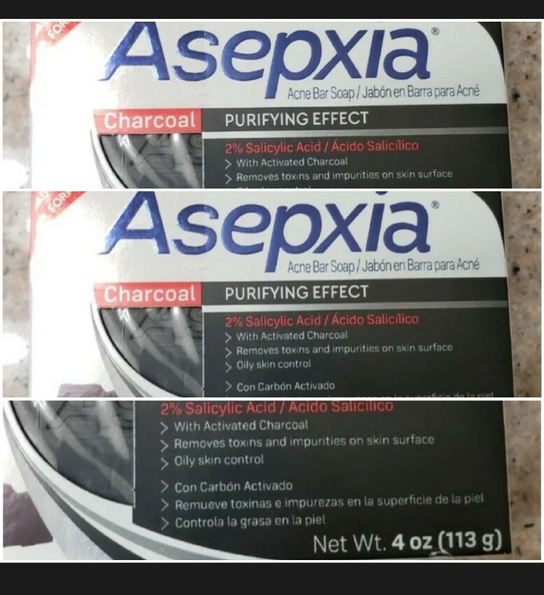3x ASEPXIA Deep Cleansing + Oil Free Acne Treatment Bar Soap Sulfur Bicarbonate