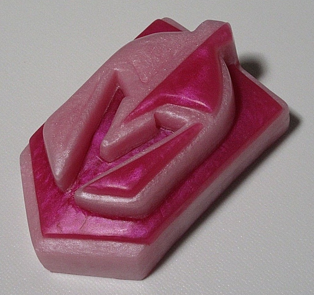 Go Knights Go in brilliant pinks & a tulip, honeysuckle, tangerine scent hockey